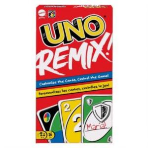 Mattel Games UNO Remix Customizable Card Game GXD71