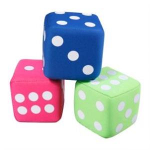 New Sports Neoprene Dice Set of 3 73521912